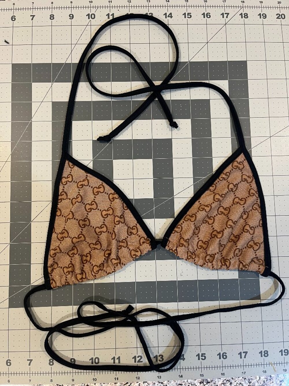 Gucci Triangle Bikini  Top